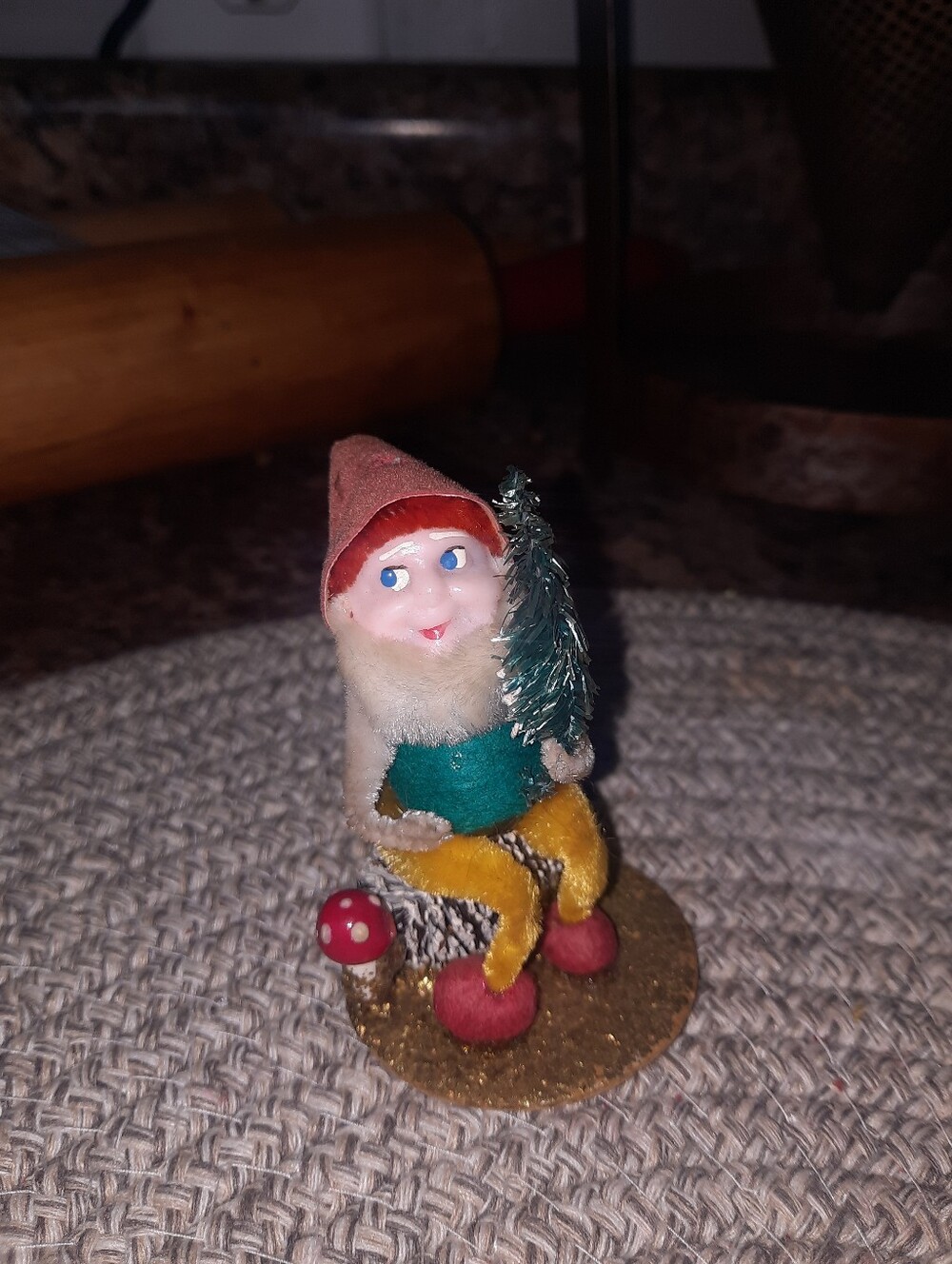 Vintage Pinecone Elf